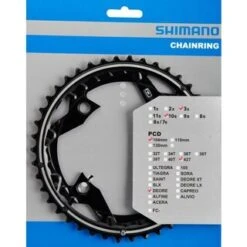Shimano Krankdrev 42T FC-M610 104mm, Svart, 10delt