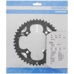 Shimano Krankdrev 44T FC-M590 104mm, Svart, 9-delt