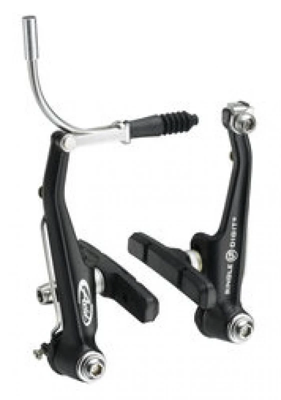 Rim Brake Single Digit 5 Front/Rear (1pc) Black