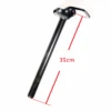 Ecoride SEAT POST - TILTABLE - 35cm - Black